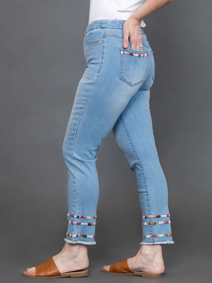 Audrey Pull On Jeans Image 3