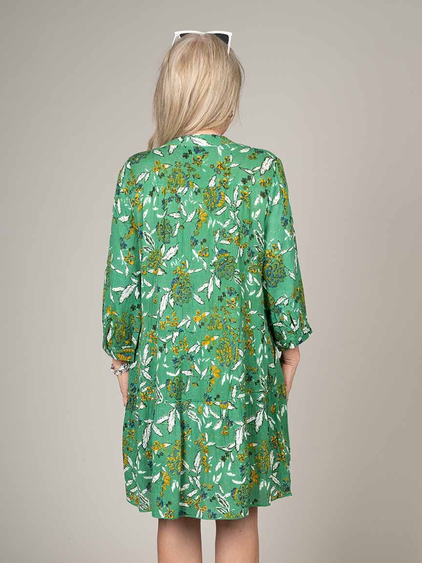 Tiered Knee Length Dress