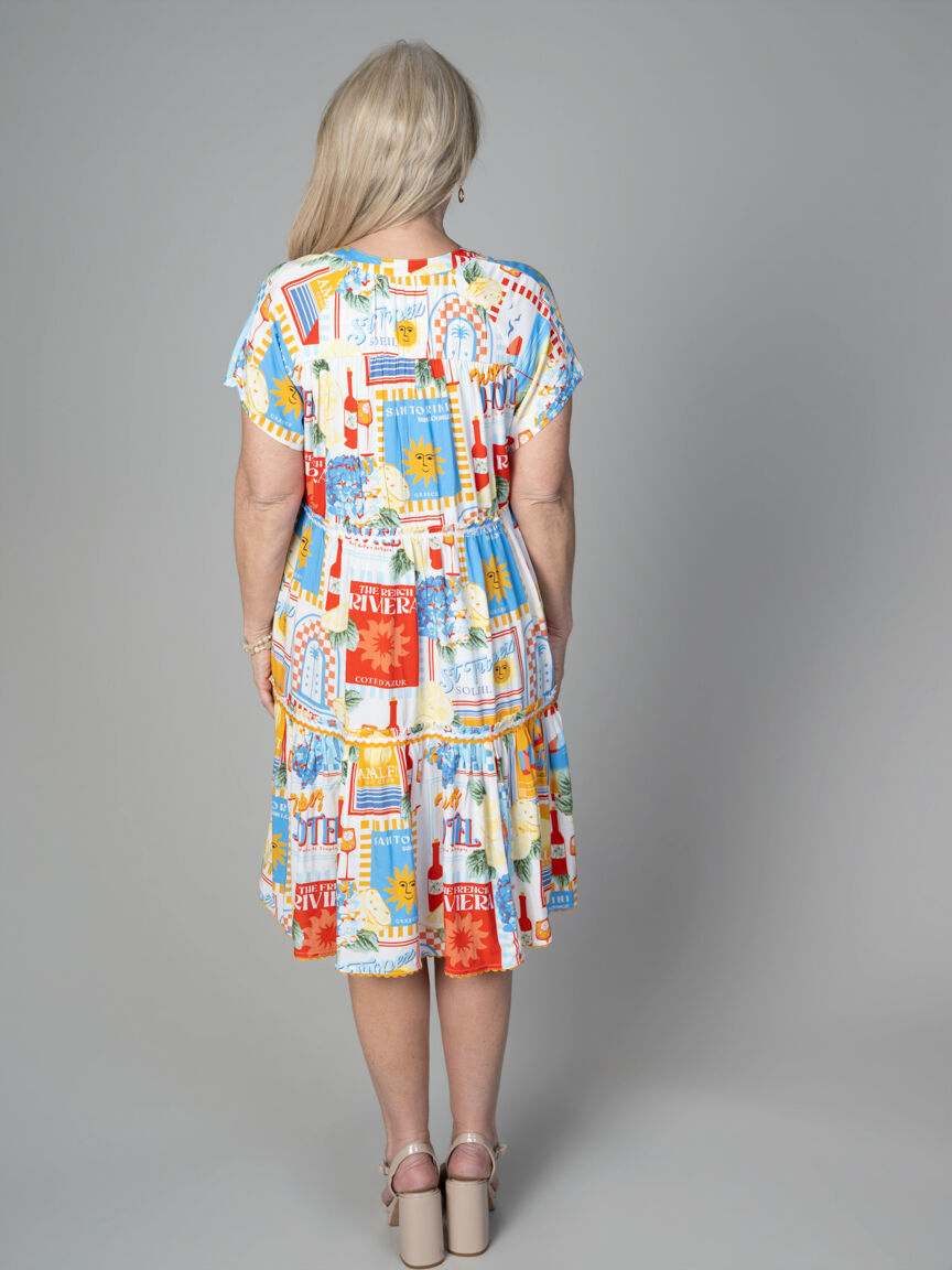Short Sleeve Riviera Dress