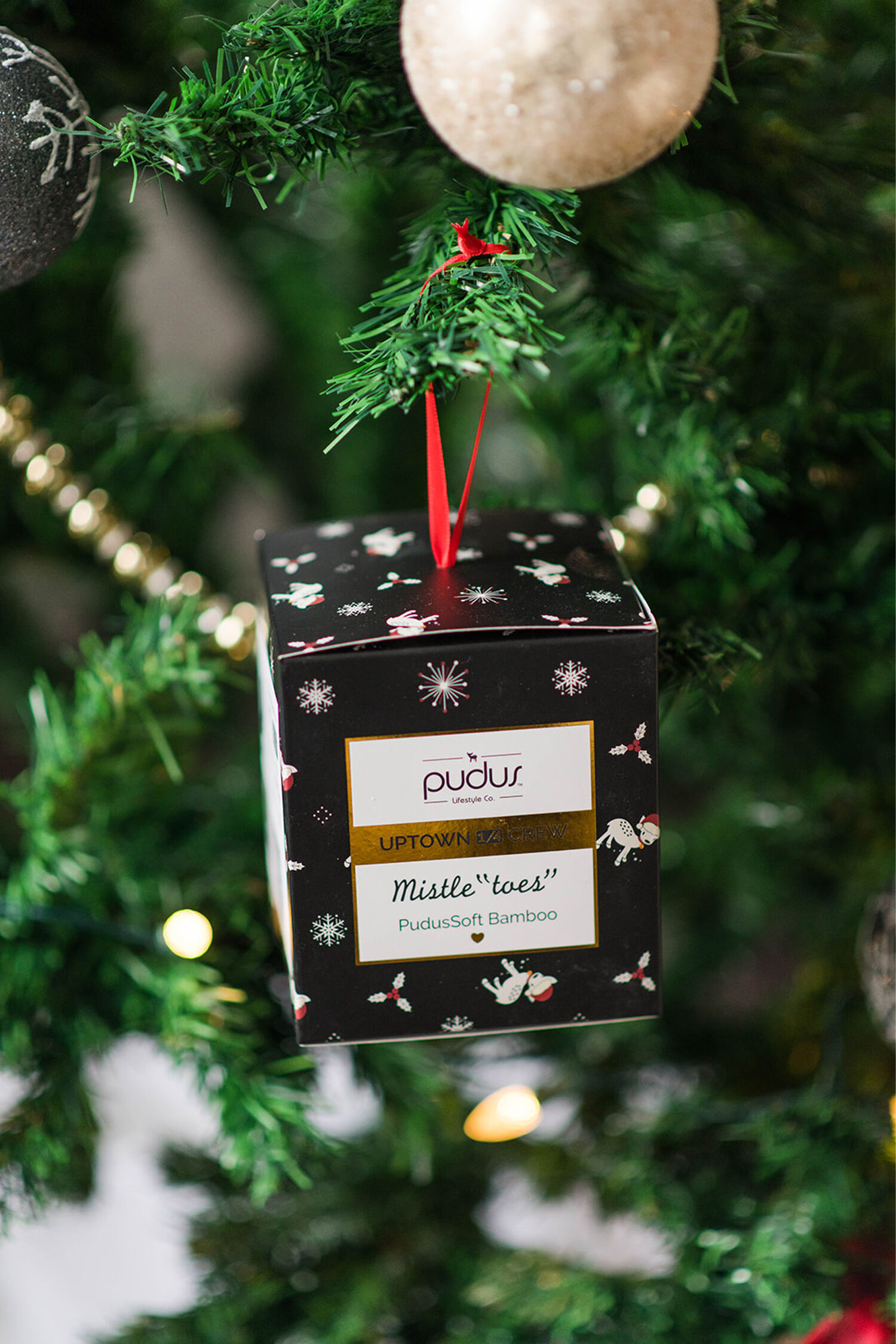 Nutcracker Ornament Bamboo Socks Image 2