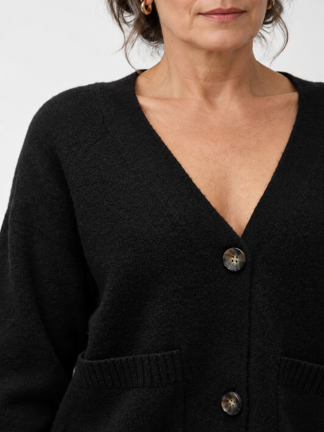 Cozy Button Front Cardigan