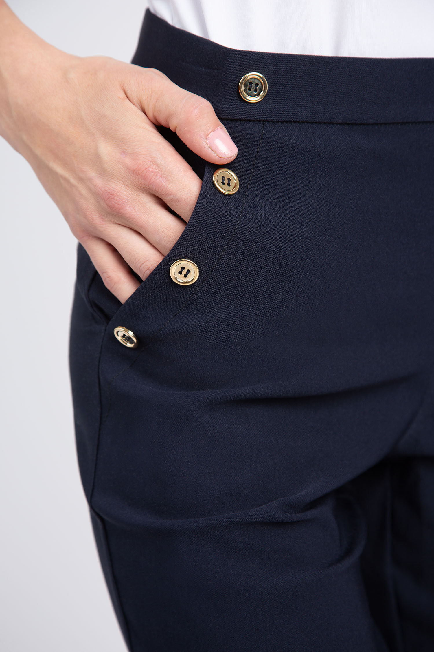 Ponte Knit Bermuda Shorts Image 4