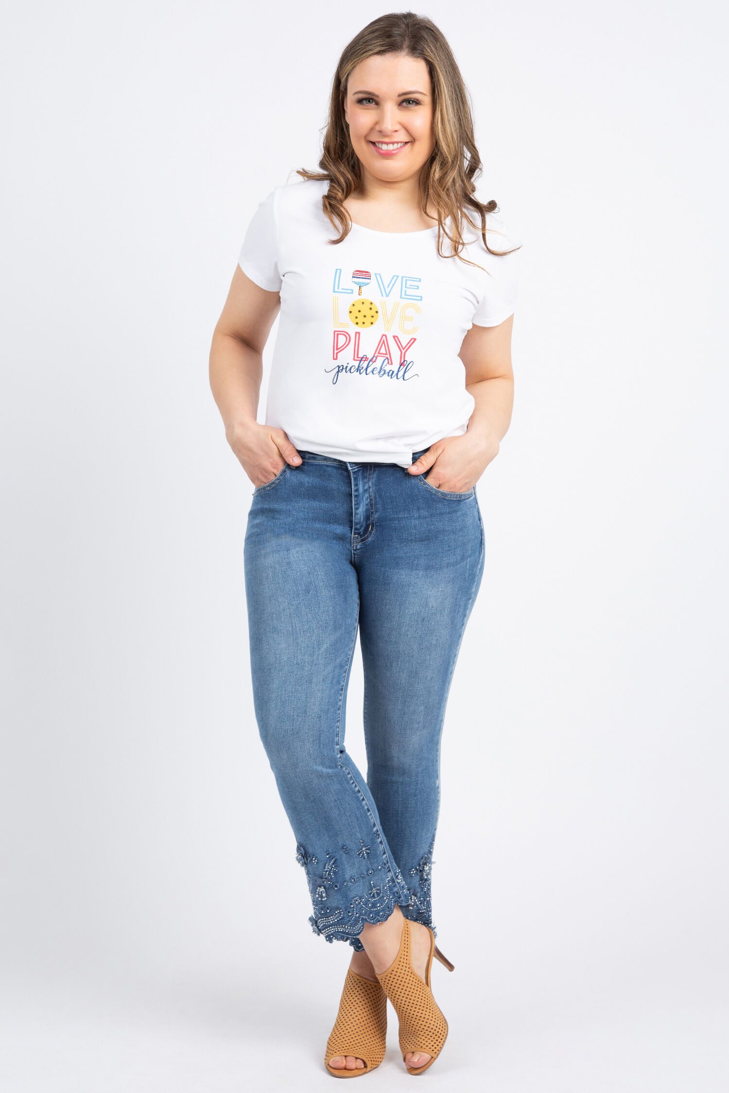 Live Love Play Pickleball Tee Image 2