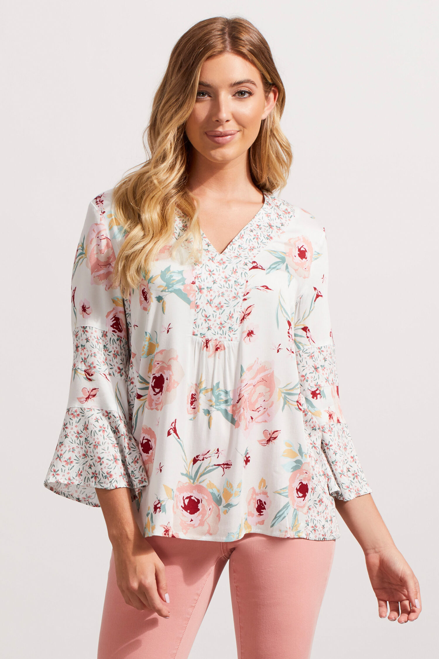 Bell Sleeve Spring Blouse Image 1