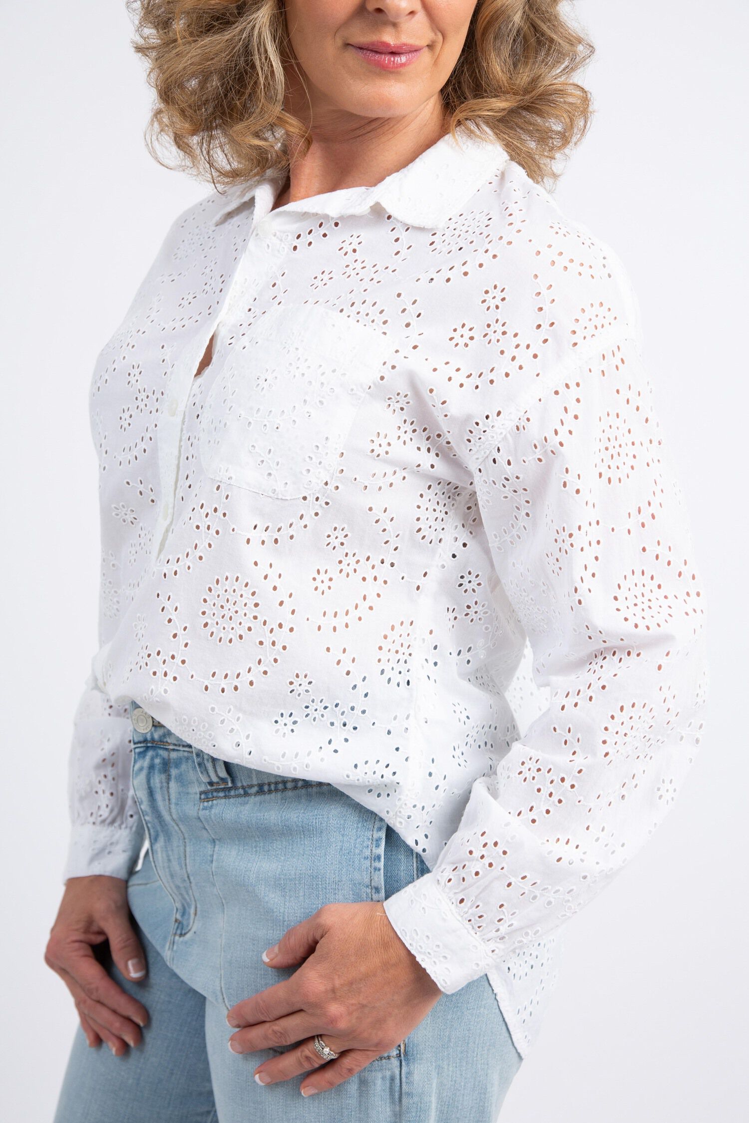 Eyelet Blouse Image 5