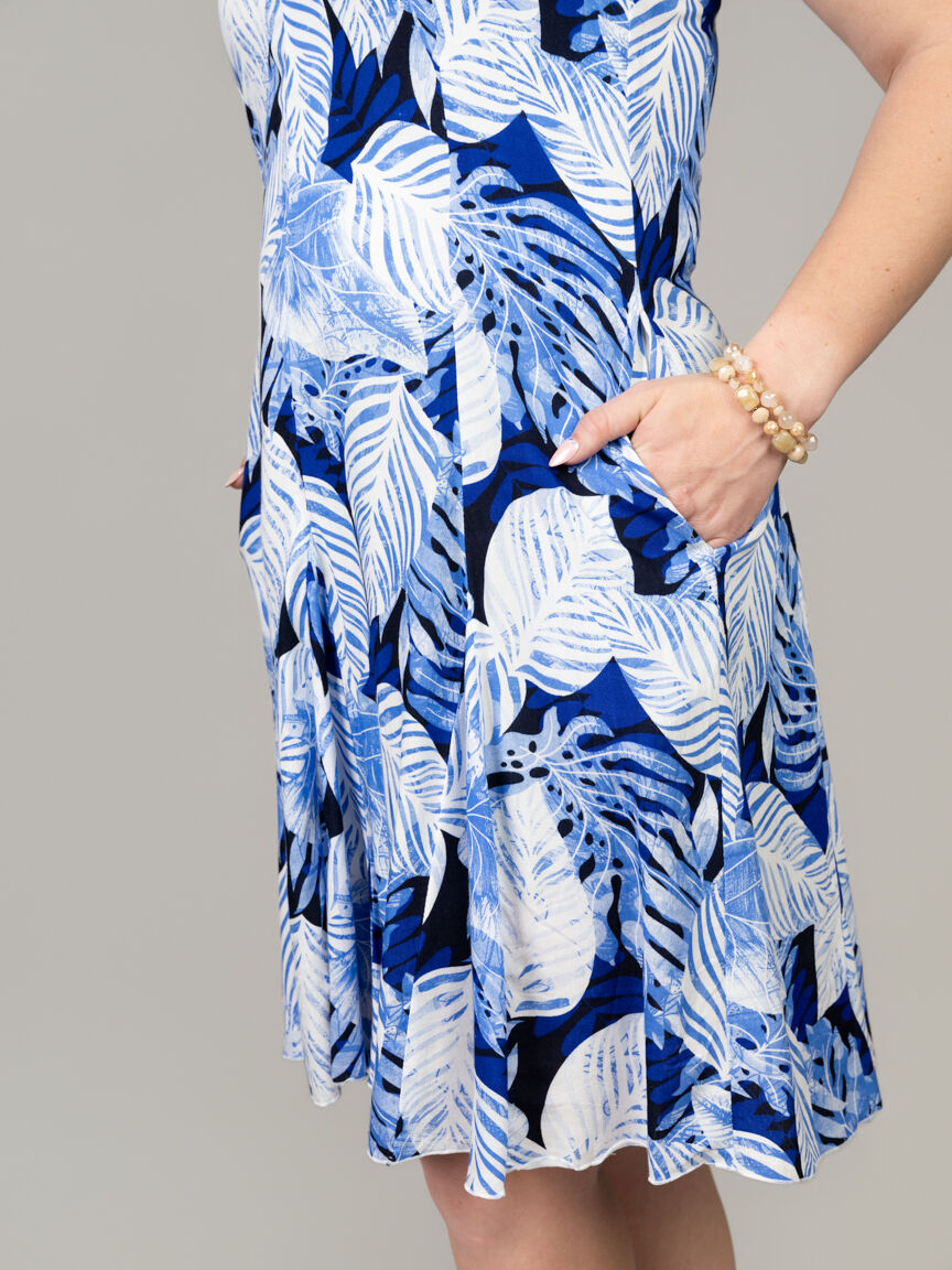 A-Line Sleeveless Casual Summer Dress