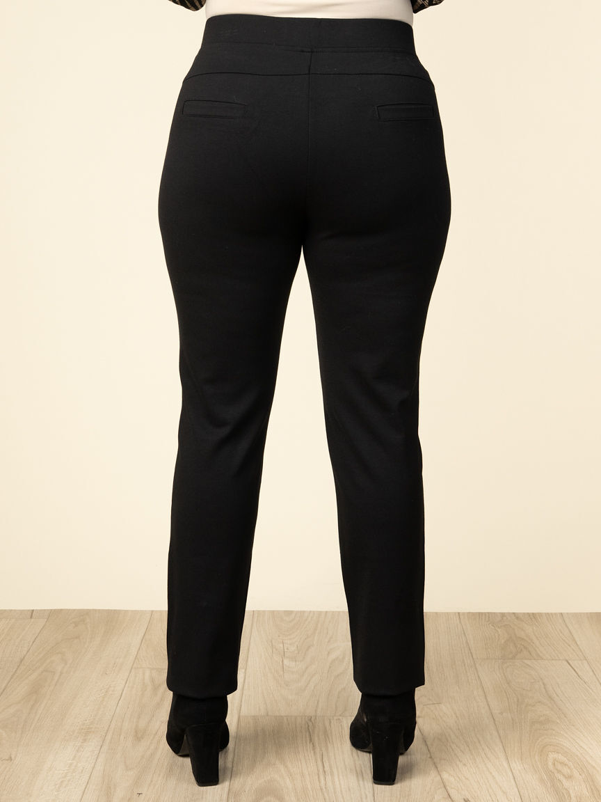 Pull-On Pants With Zippers Image 4