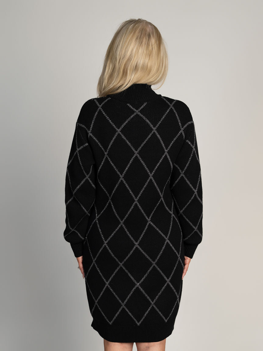 Mock Neck Sweater Dress