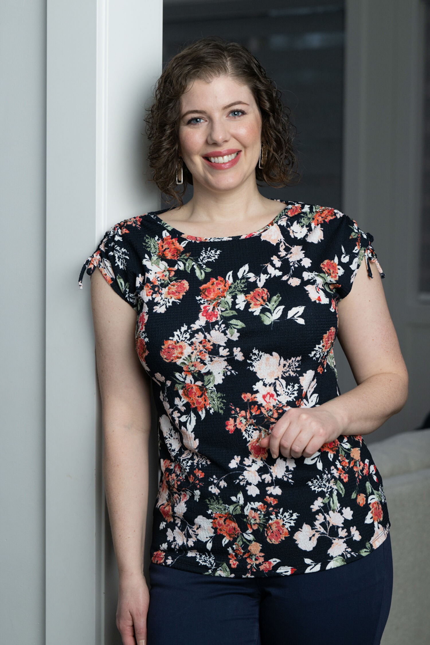 Side-Shoulder Ties Shirt Image 1