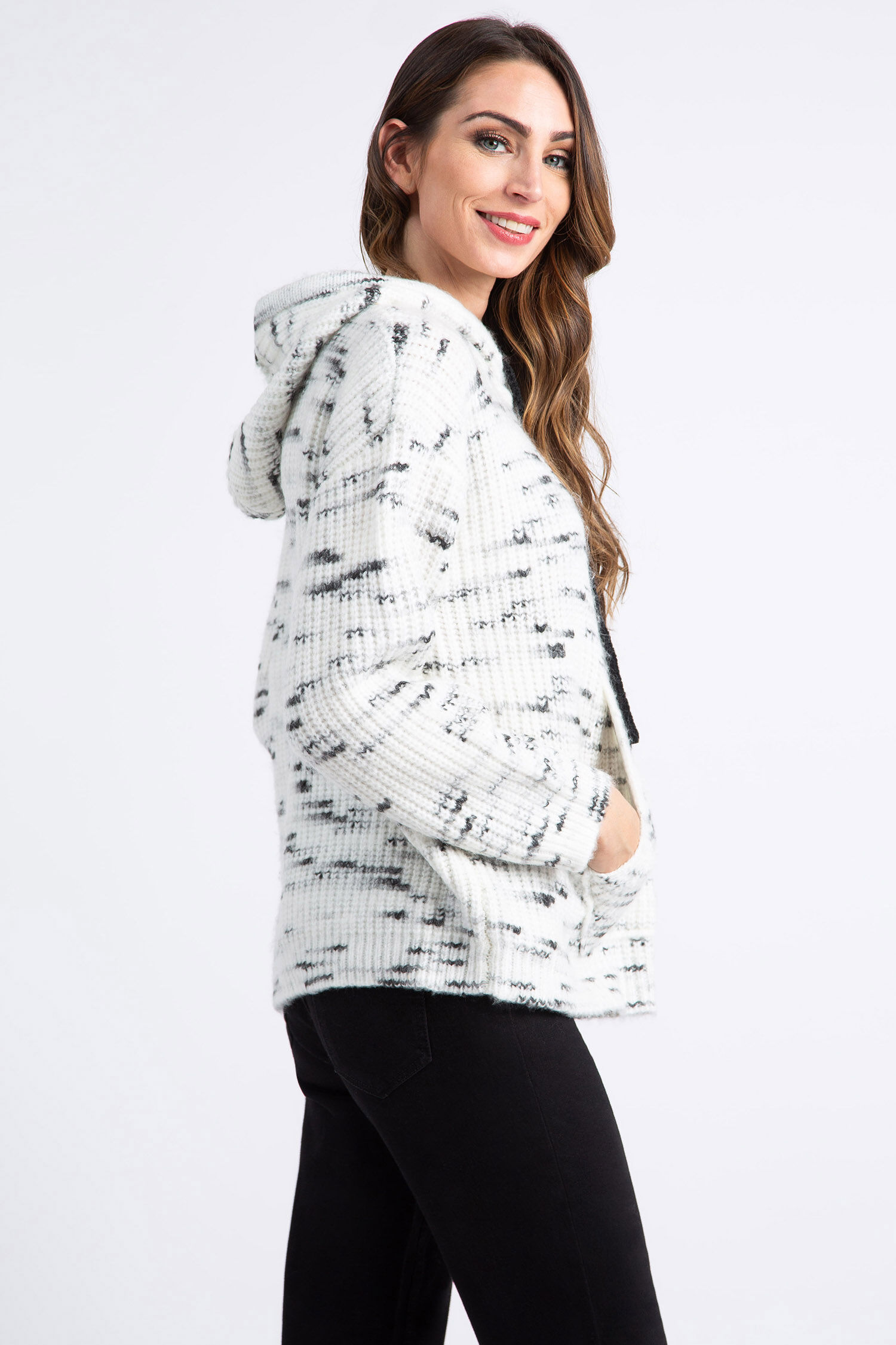 Kanga Pocket Knit Hoodie Image 3