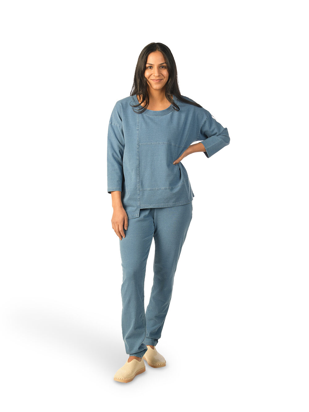 Denim Joggers Image 1