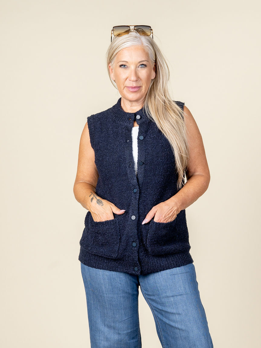 Boucle Button-Up Vest