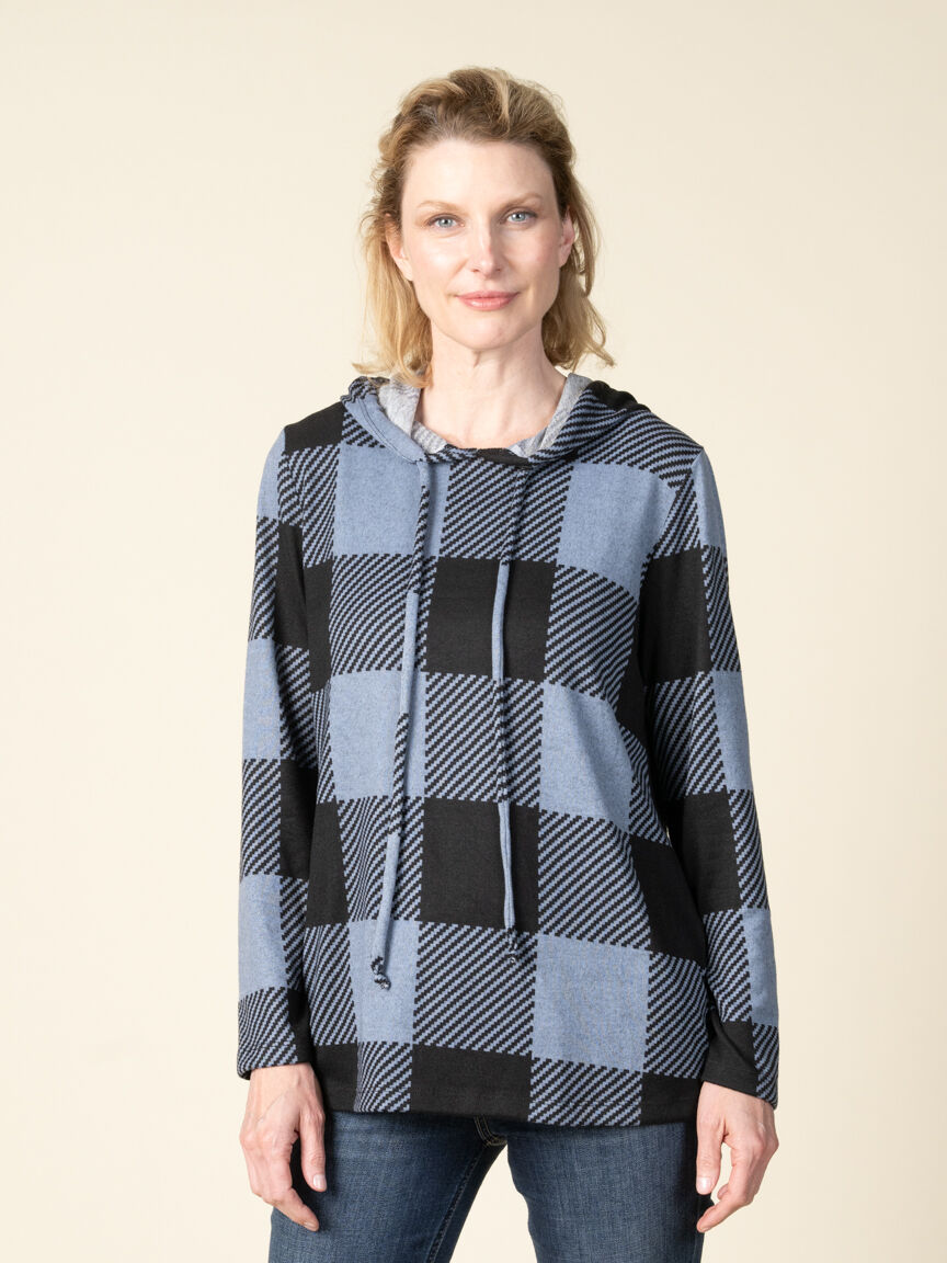 Long Sleeve Top With Hood