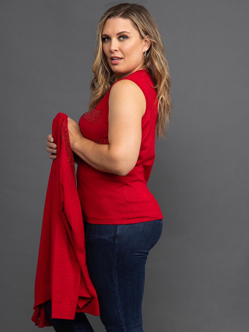 Sweater Twin Set with Hotfix Image 5