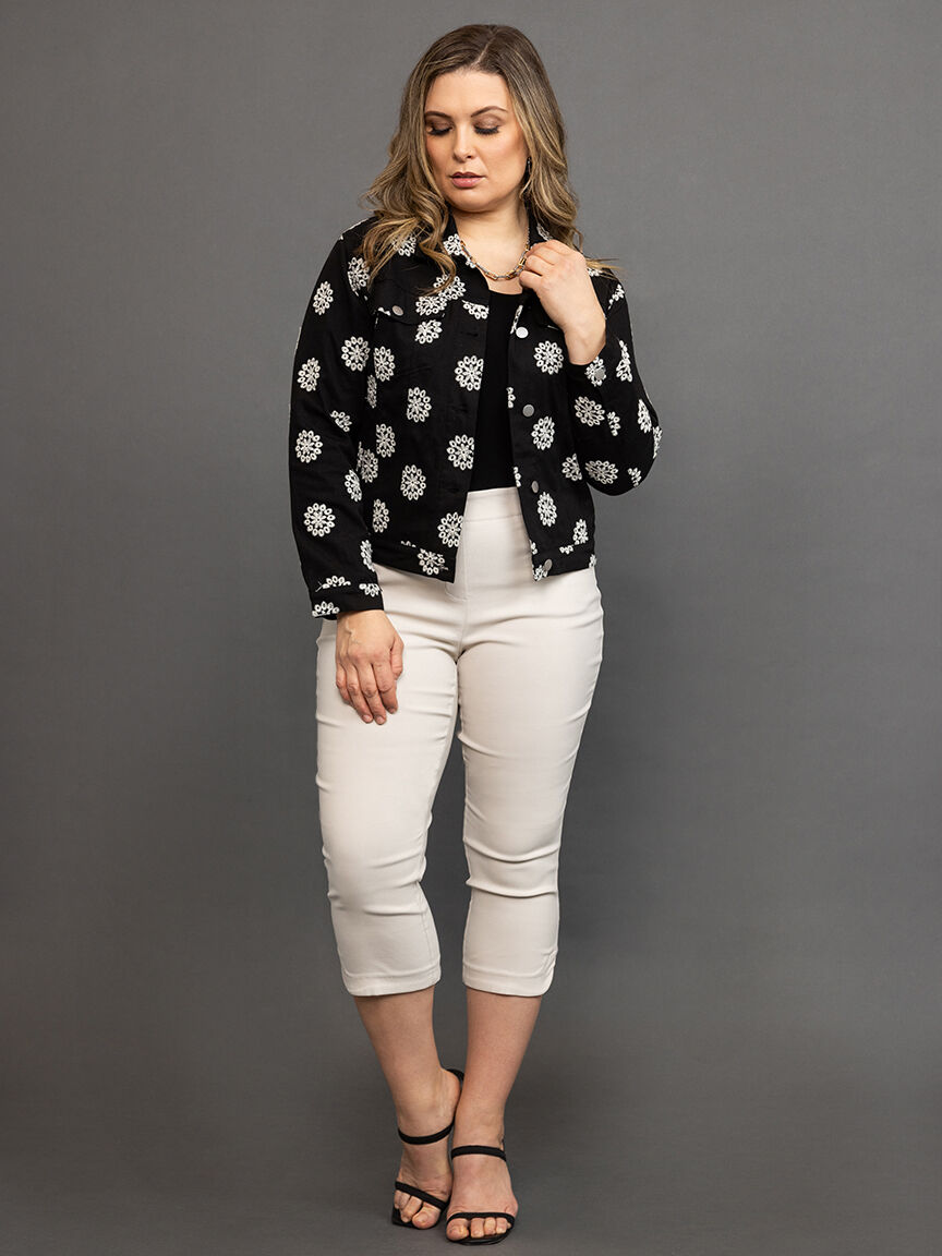 Daisy Denim Long Sleeve Jacket Image 1