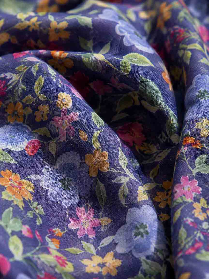 Lightweight Floral Scarf