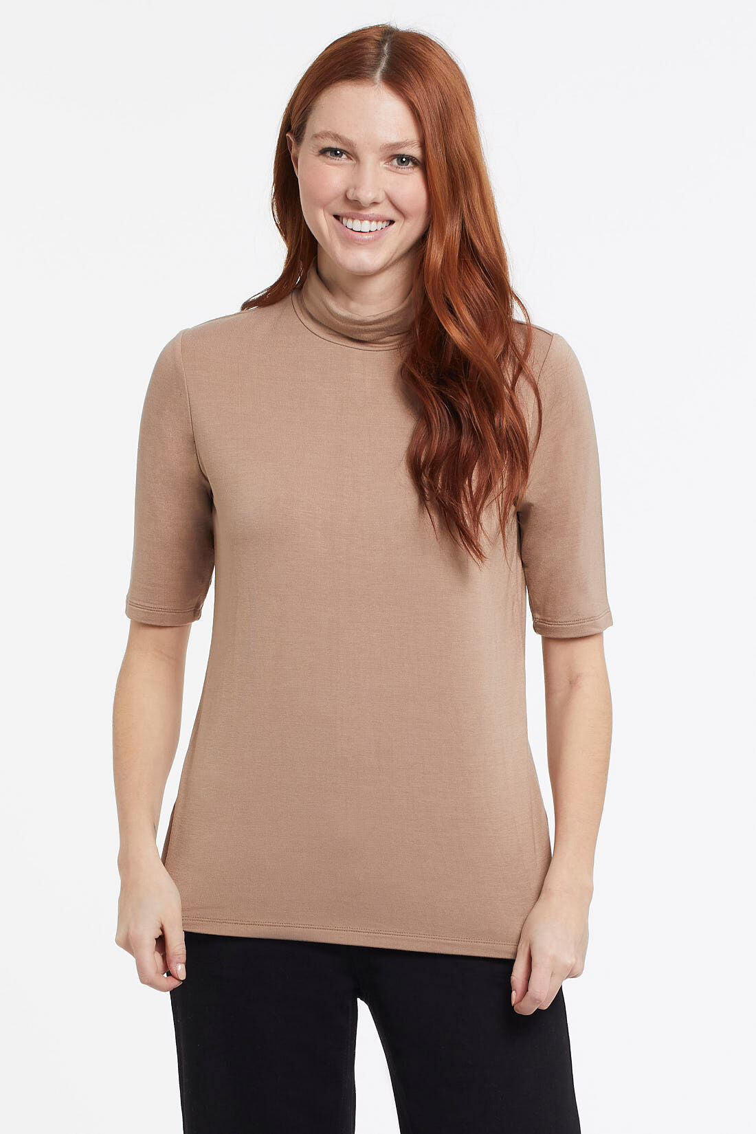 Essential Mock Neck Top Image 1