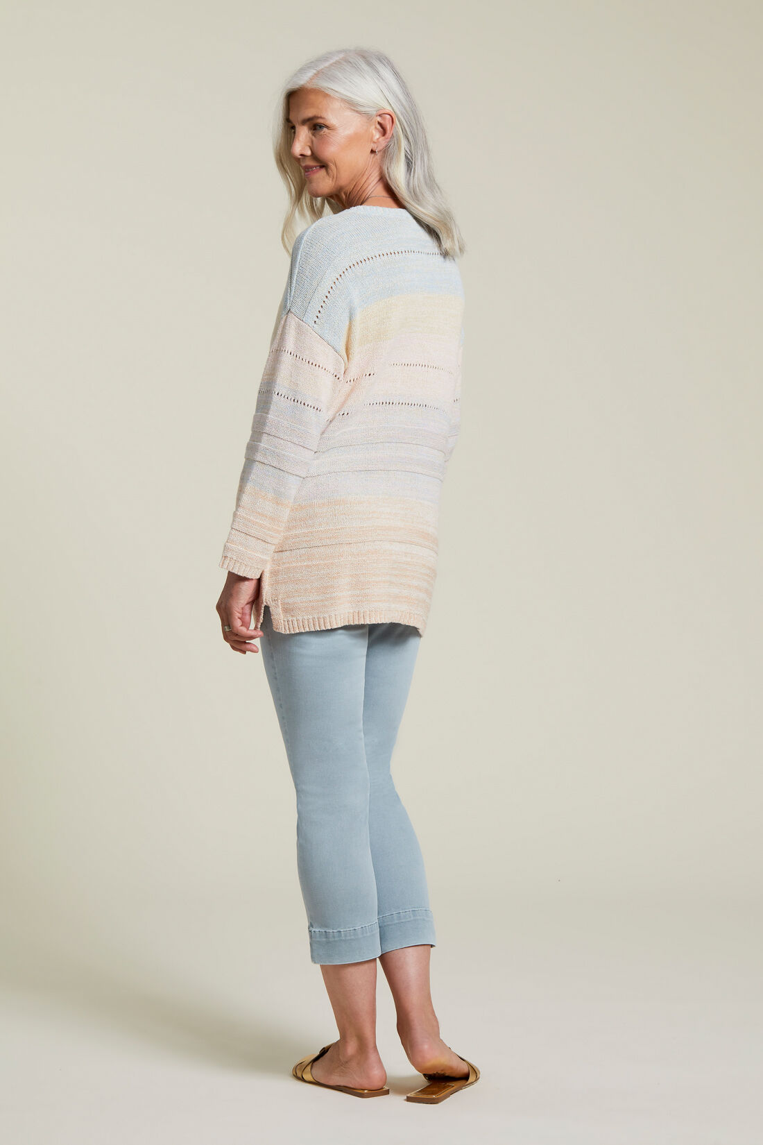 Pastel Notch Sweater Image 2
