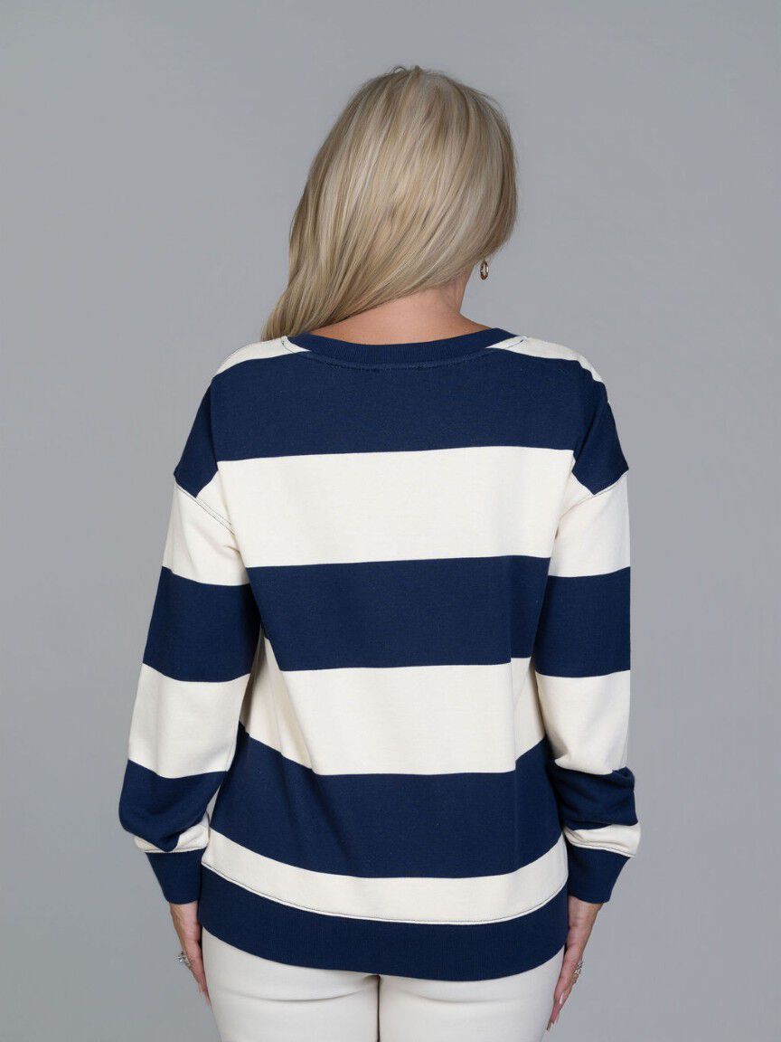 Striped Crew Neck Sweater