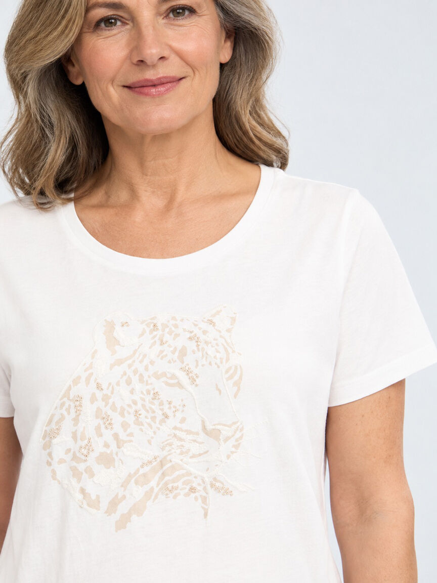 Short Sleeve Leopard Shirt