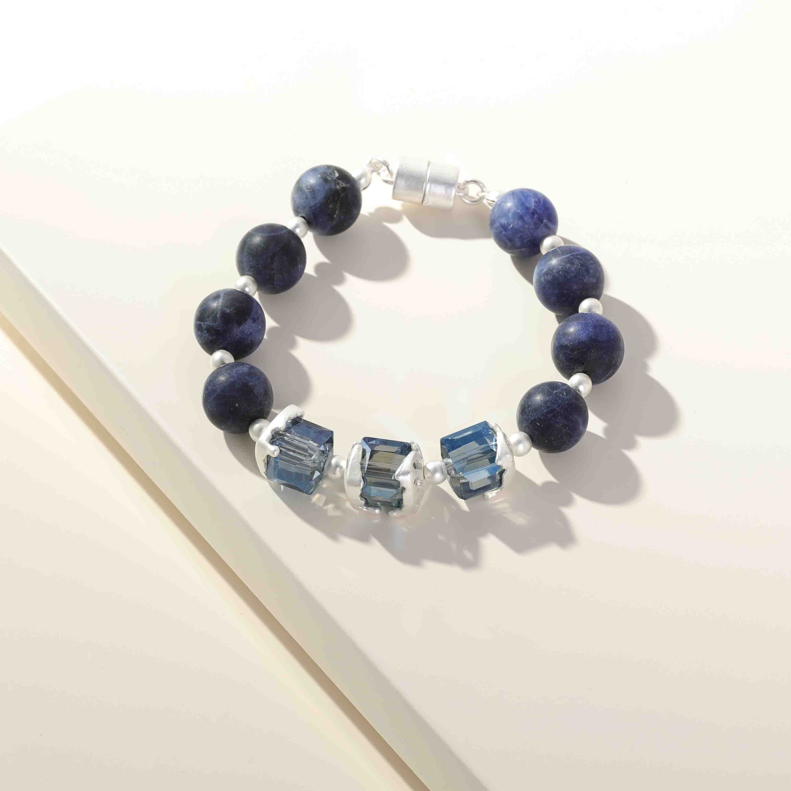 Magnetic Sodalite Bracelet