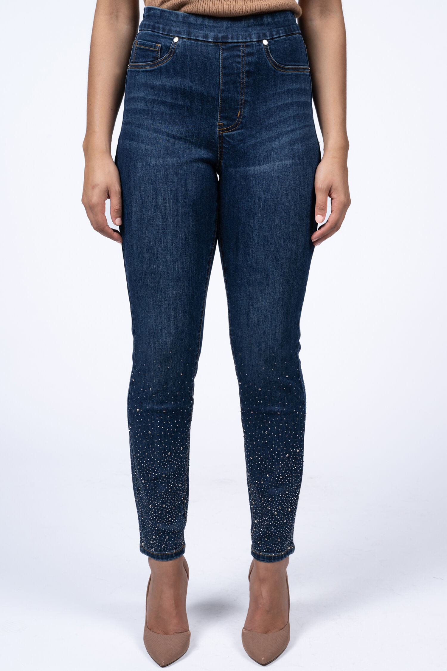 Pull-On Bling Jeans Image 2