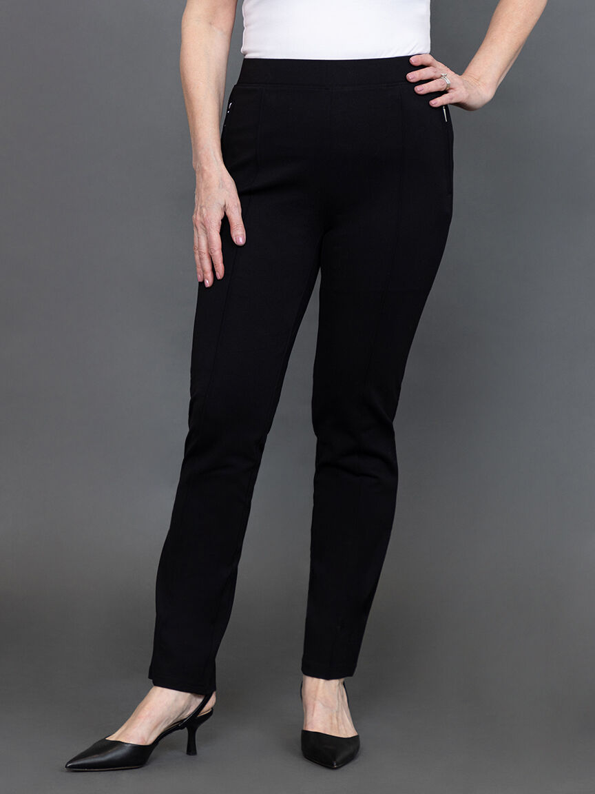 Legging with Pocket Zippers Image 2