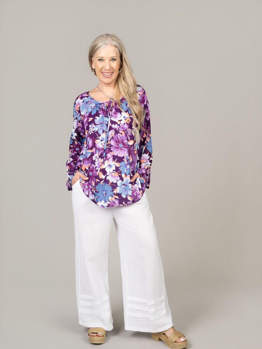 Tie Neck Blouse