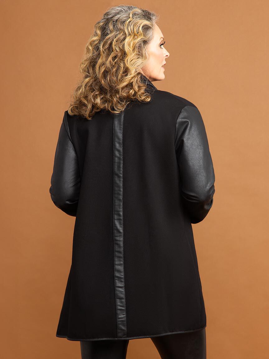 Mixed Texture Jacket Image 4