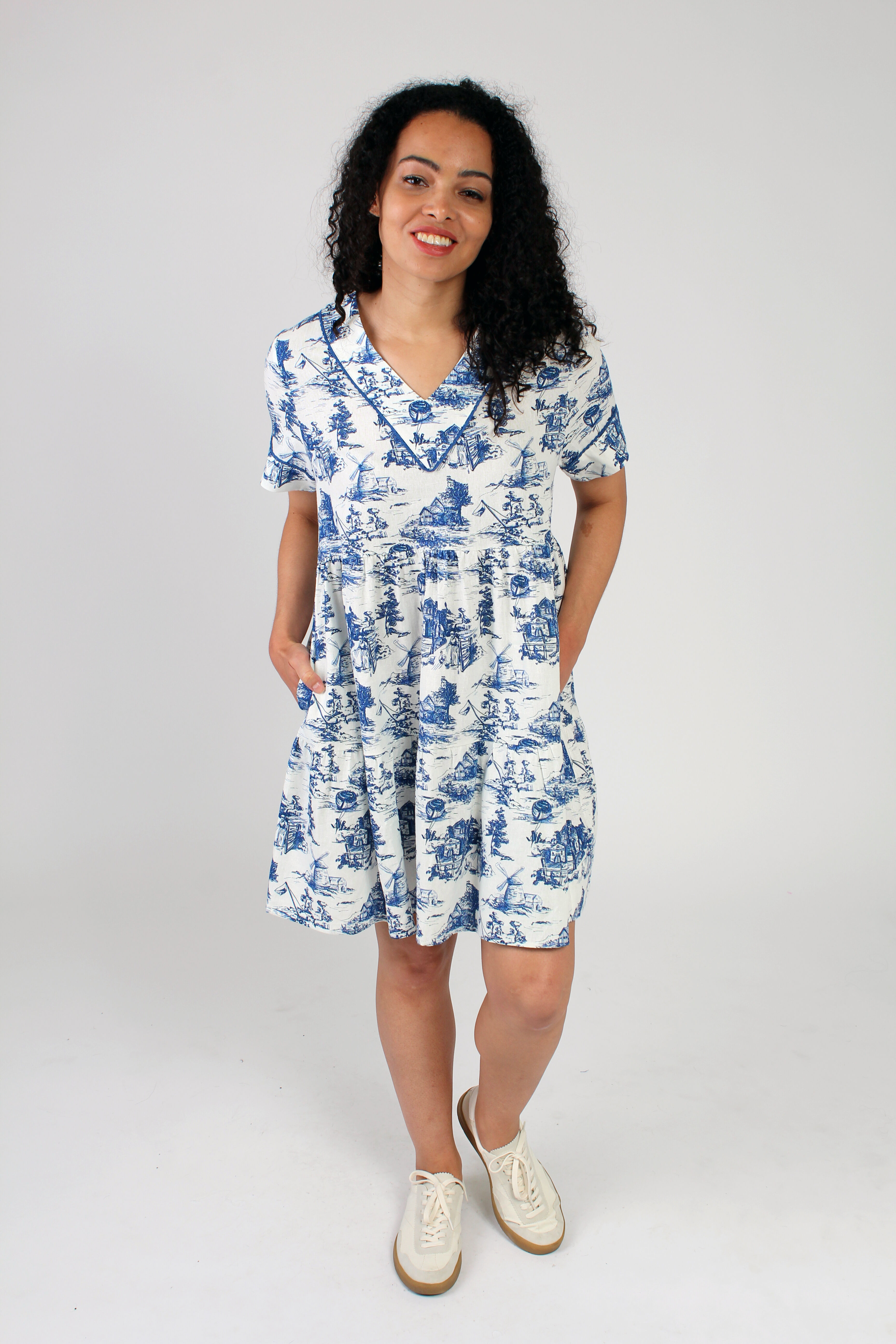 Knee Length Windmill Dress Image 1