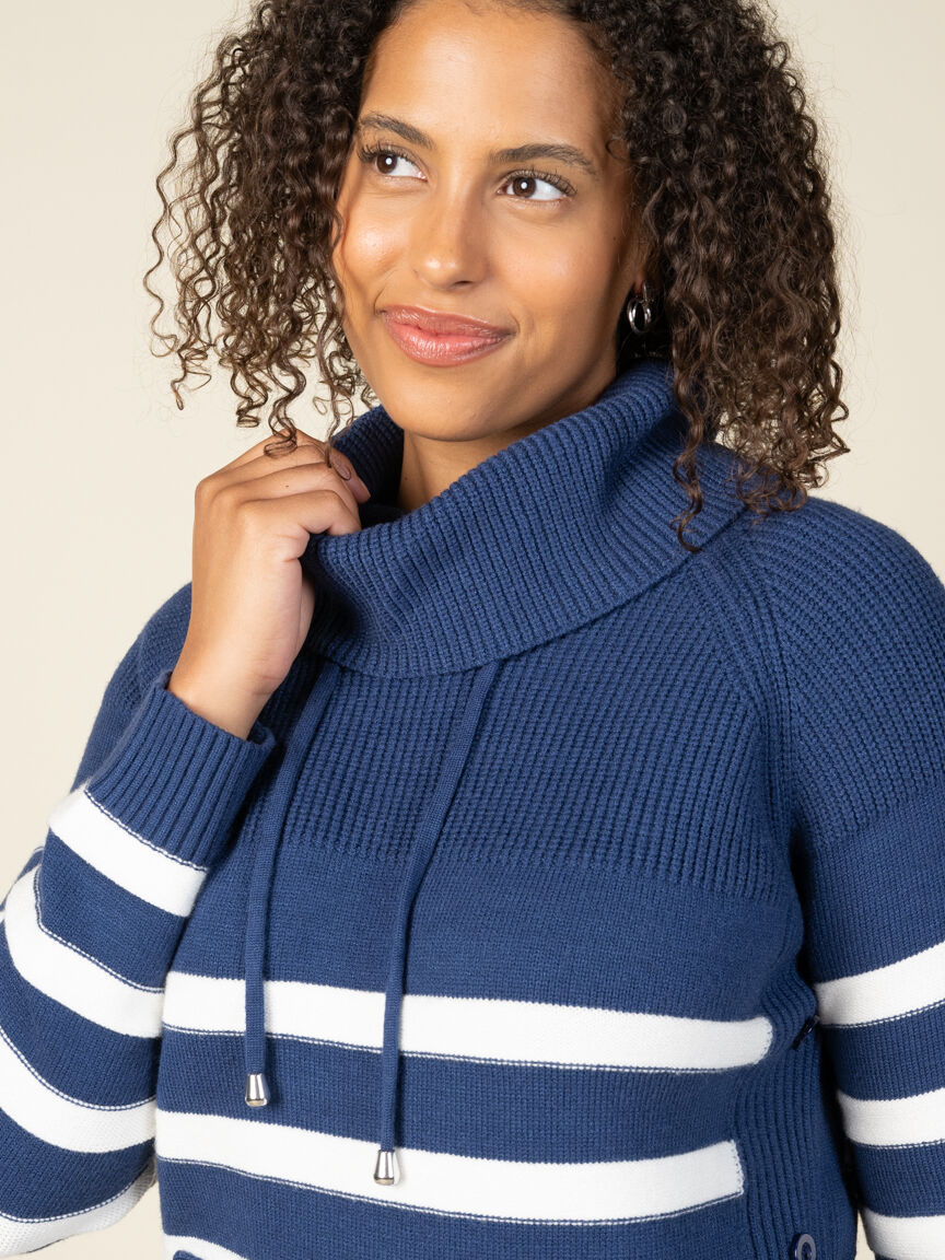 Long Sleeve Cowl Neck Sweater