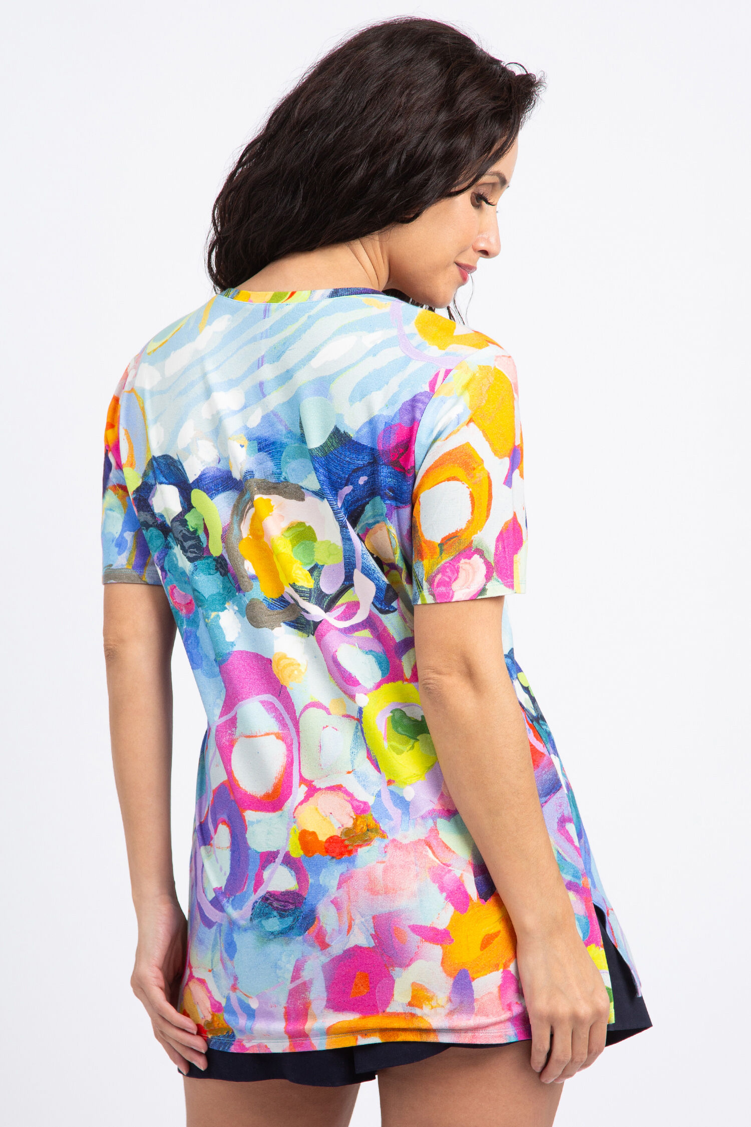 Abstract Art Bamboo Tee Image 4