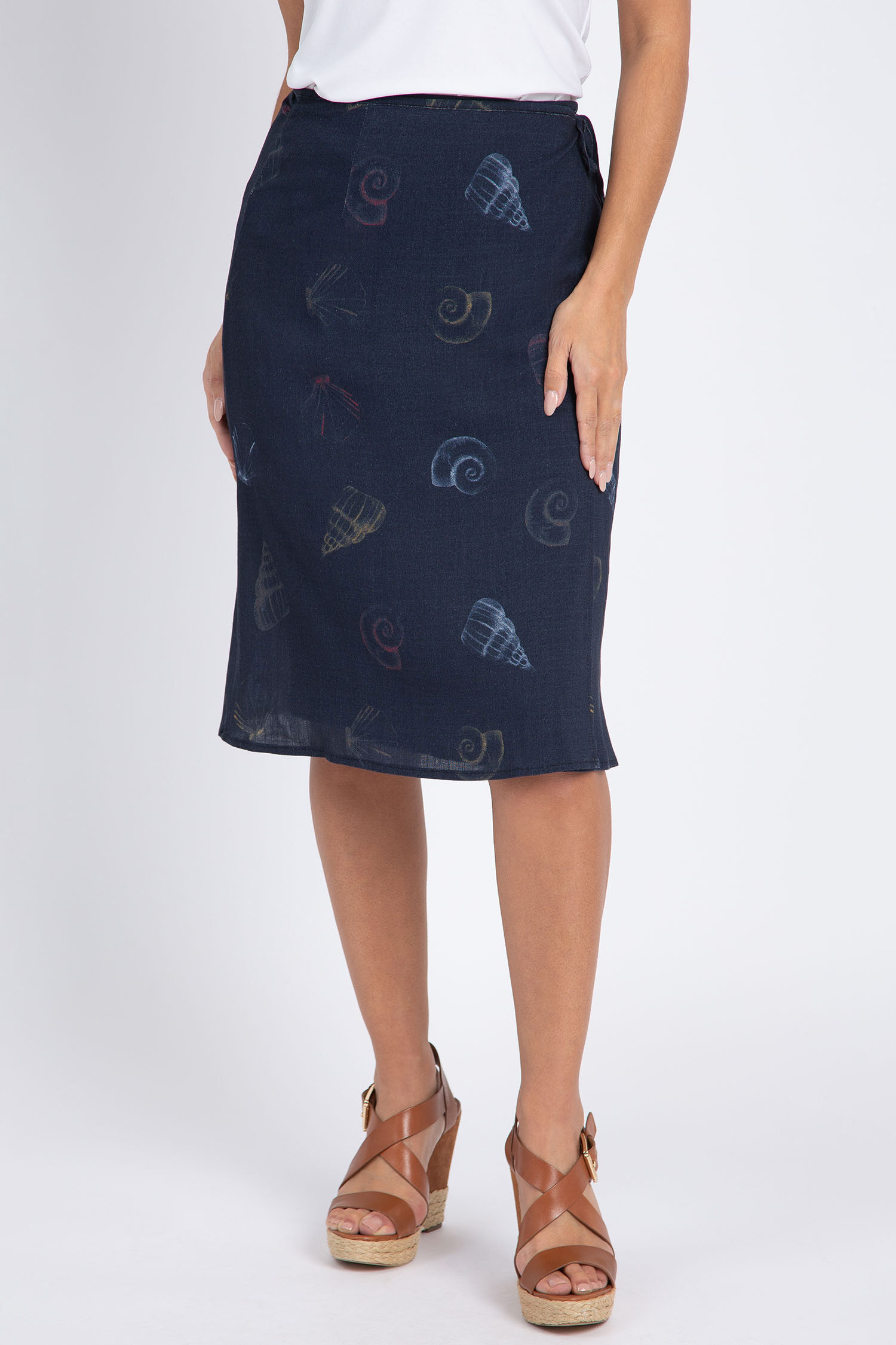 Challis Midi Wrap Skirt Image 1