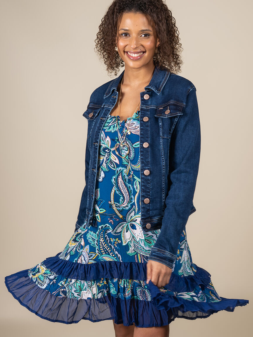 Sleeveless Ruffle Dress  Image 3