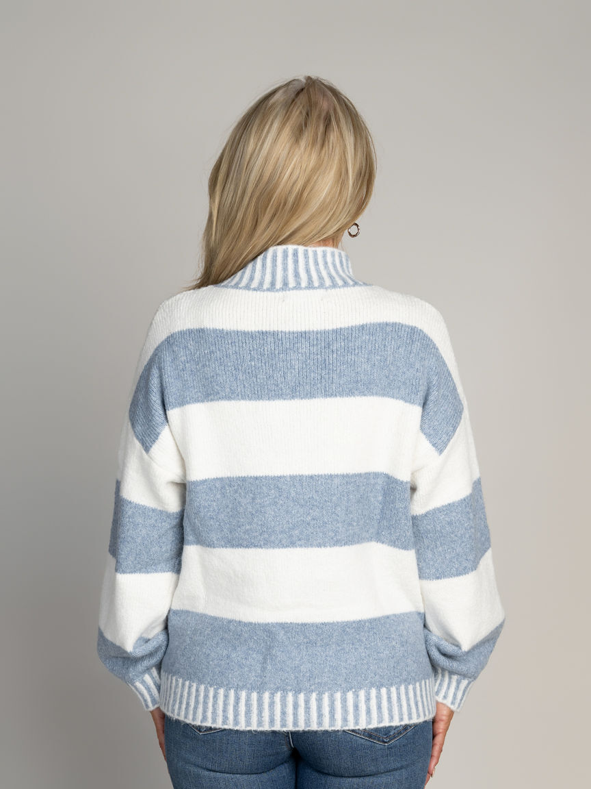 Soft Knit Mock Neck Sweater