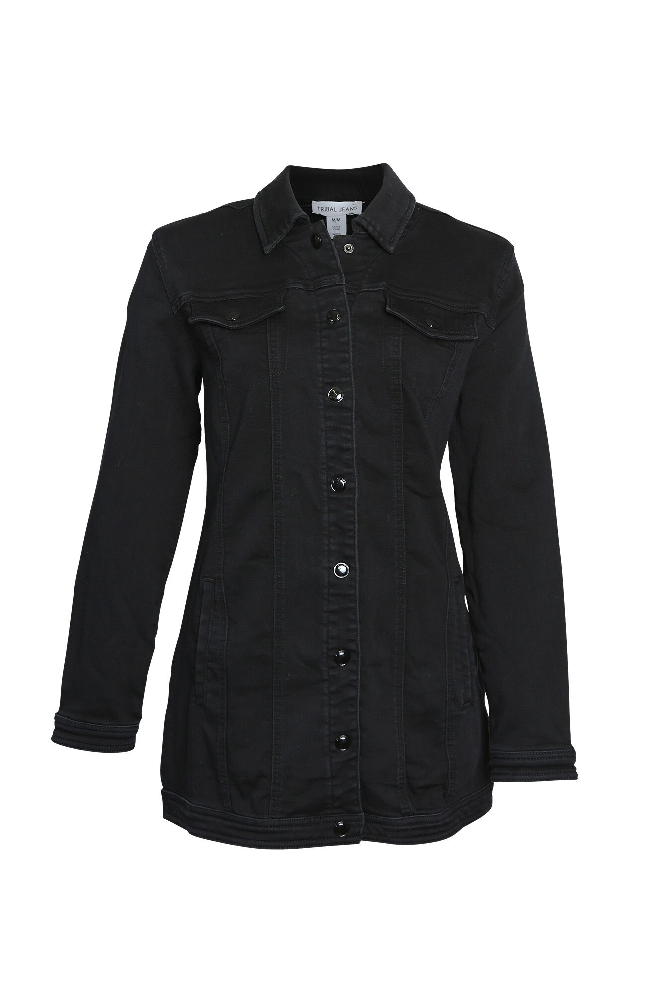 Jean Jacket Maxi, Dark Denim