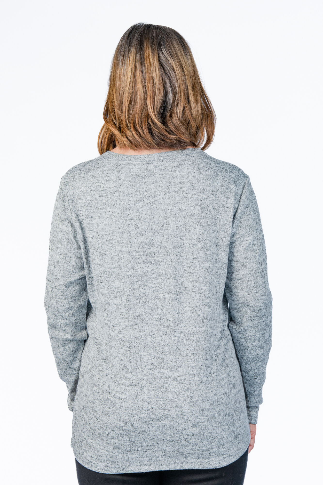 Graphic Cats Heathered Shirt Image 2