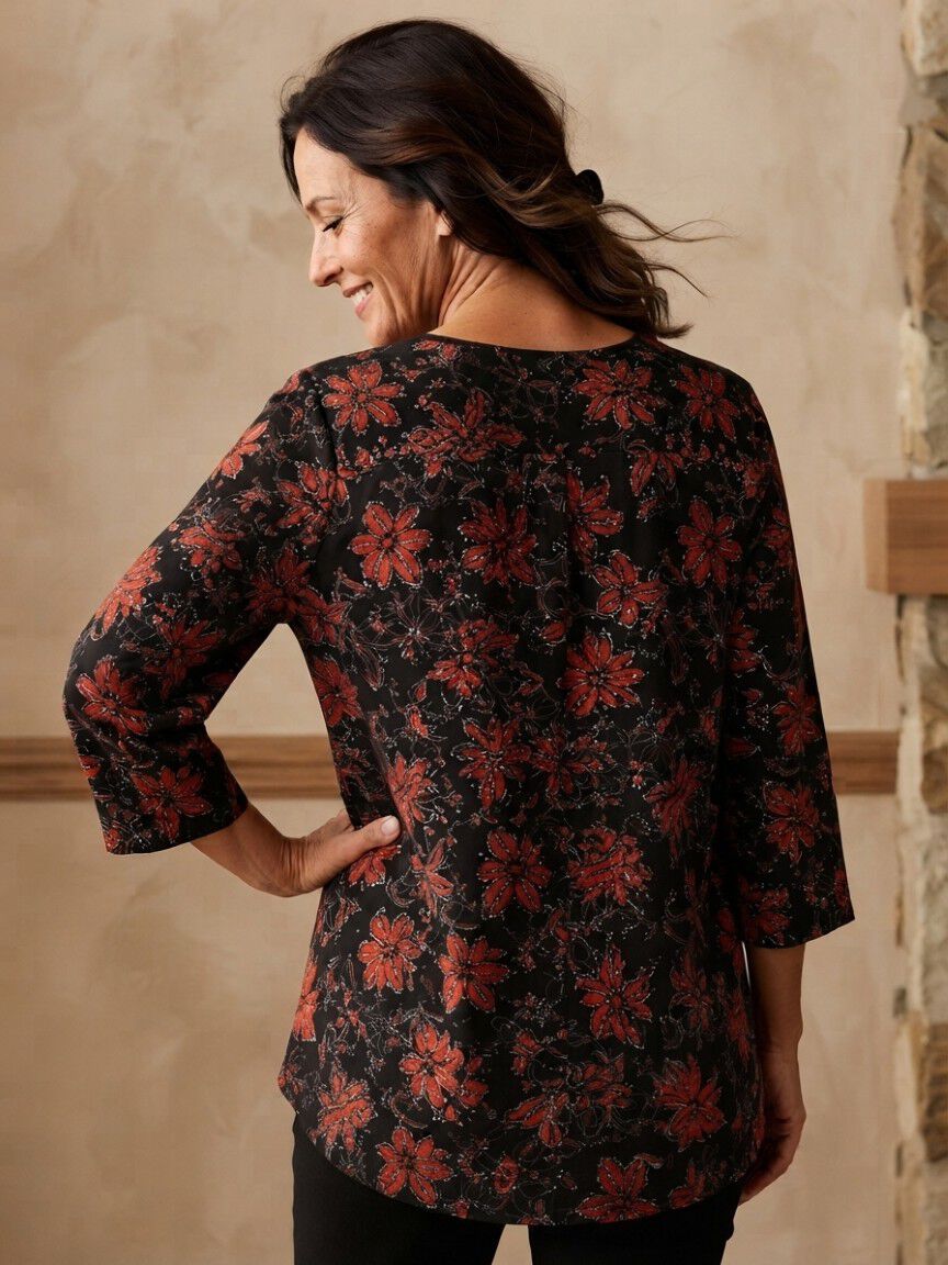 3/4 Sleeve Foolers Top