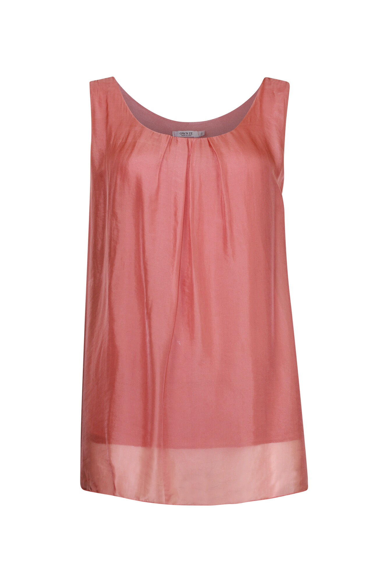 Sleeveless Silk Top  Image 1