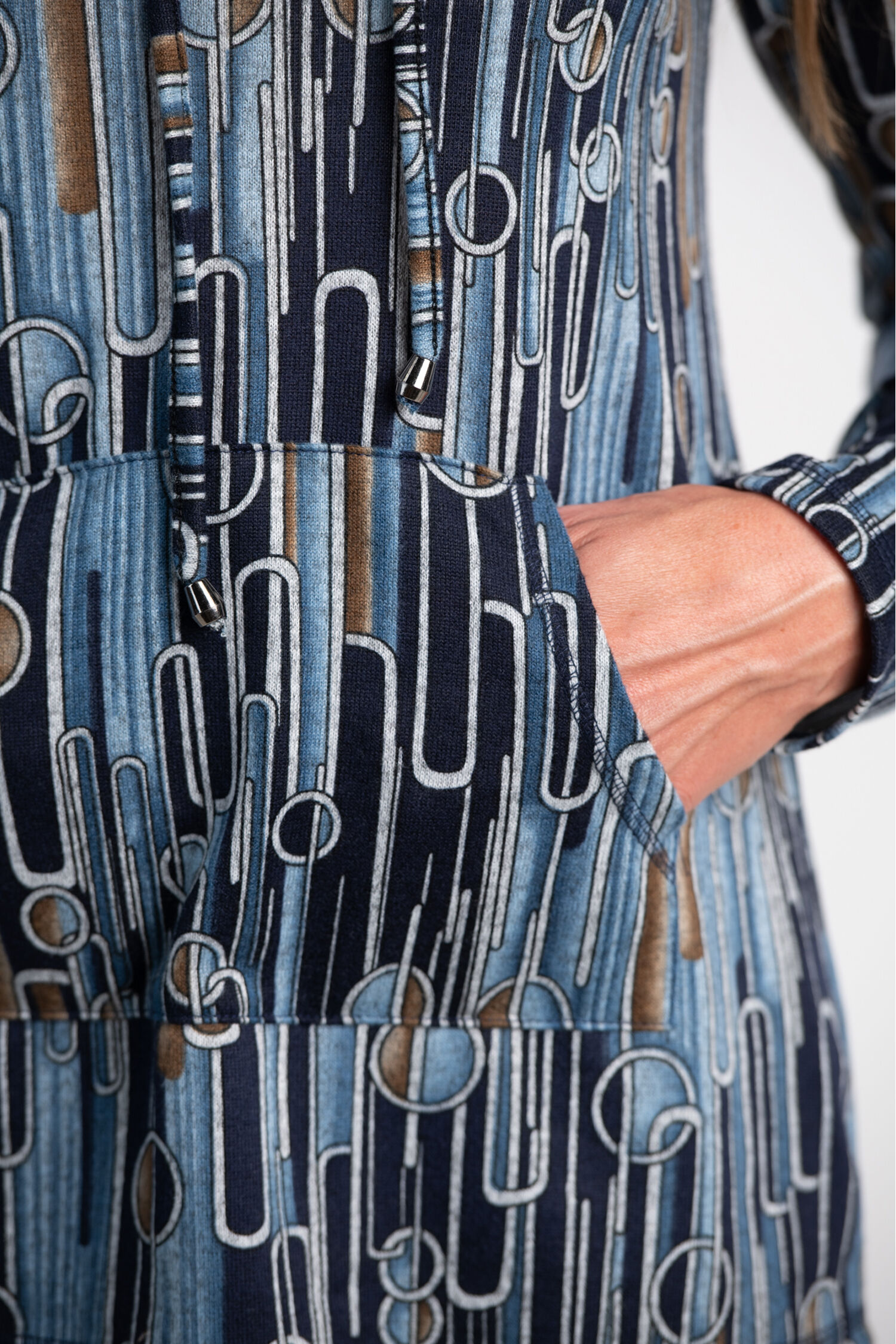 Kangaroo Pocket Long Sleeve Top  Image 4