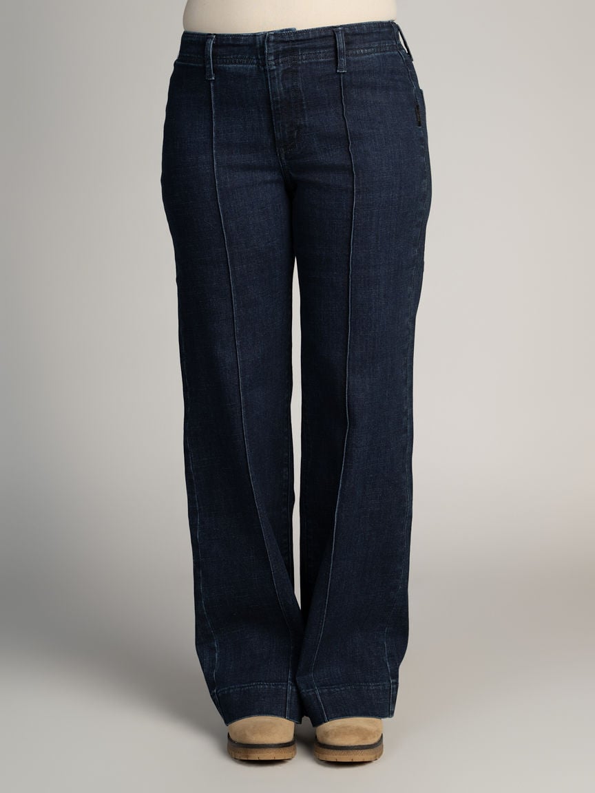 Mid-Rise Suki Wide Leg Trouser