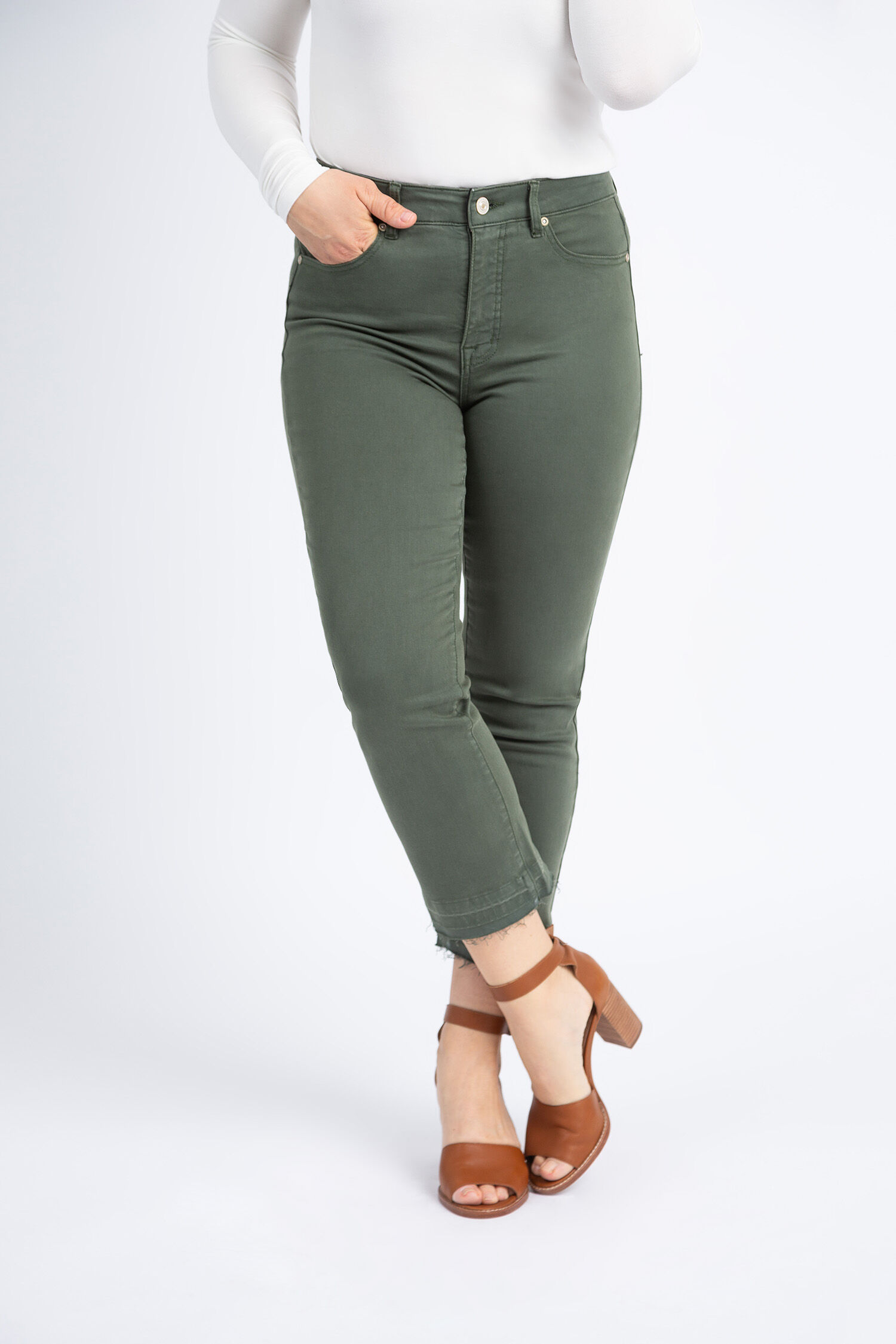 Sophia Micro Flare Crop Jeans Image 1