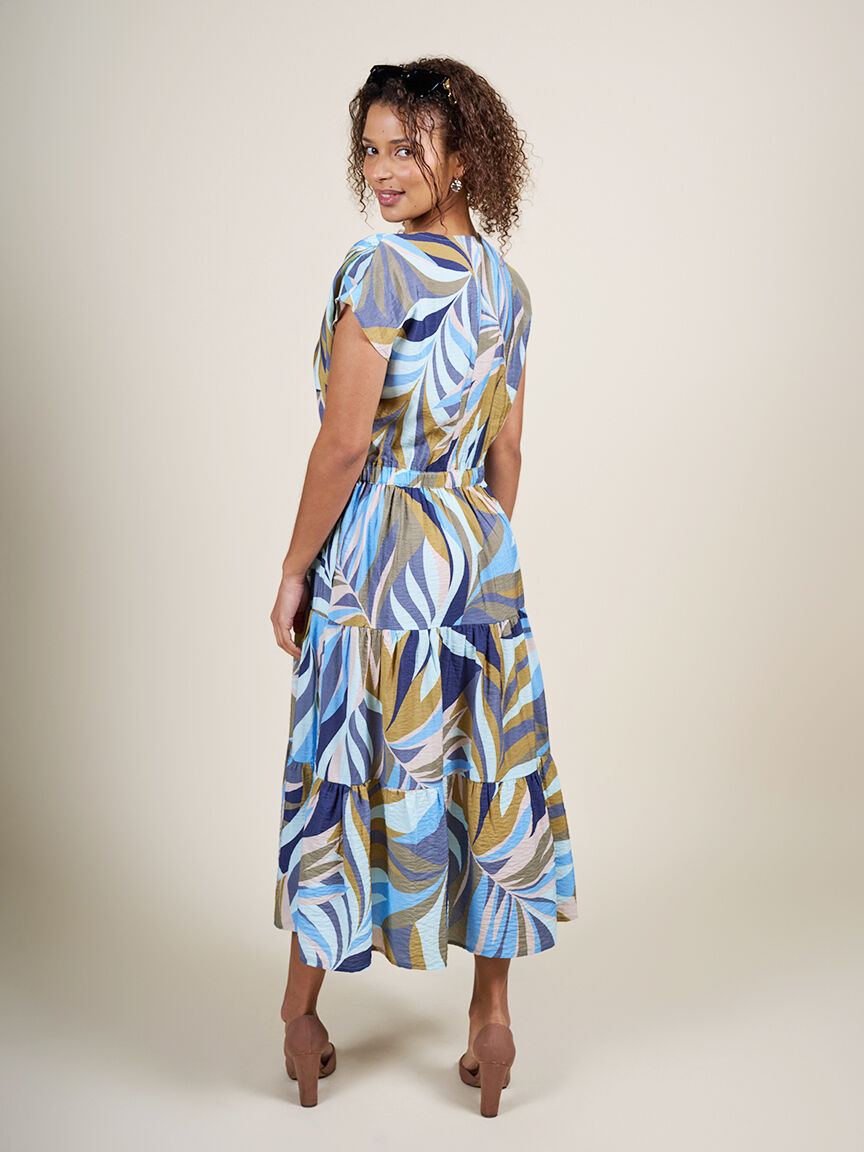 Short Sleeve Midi Dress  Image 2