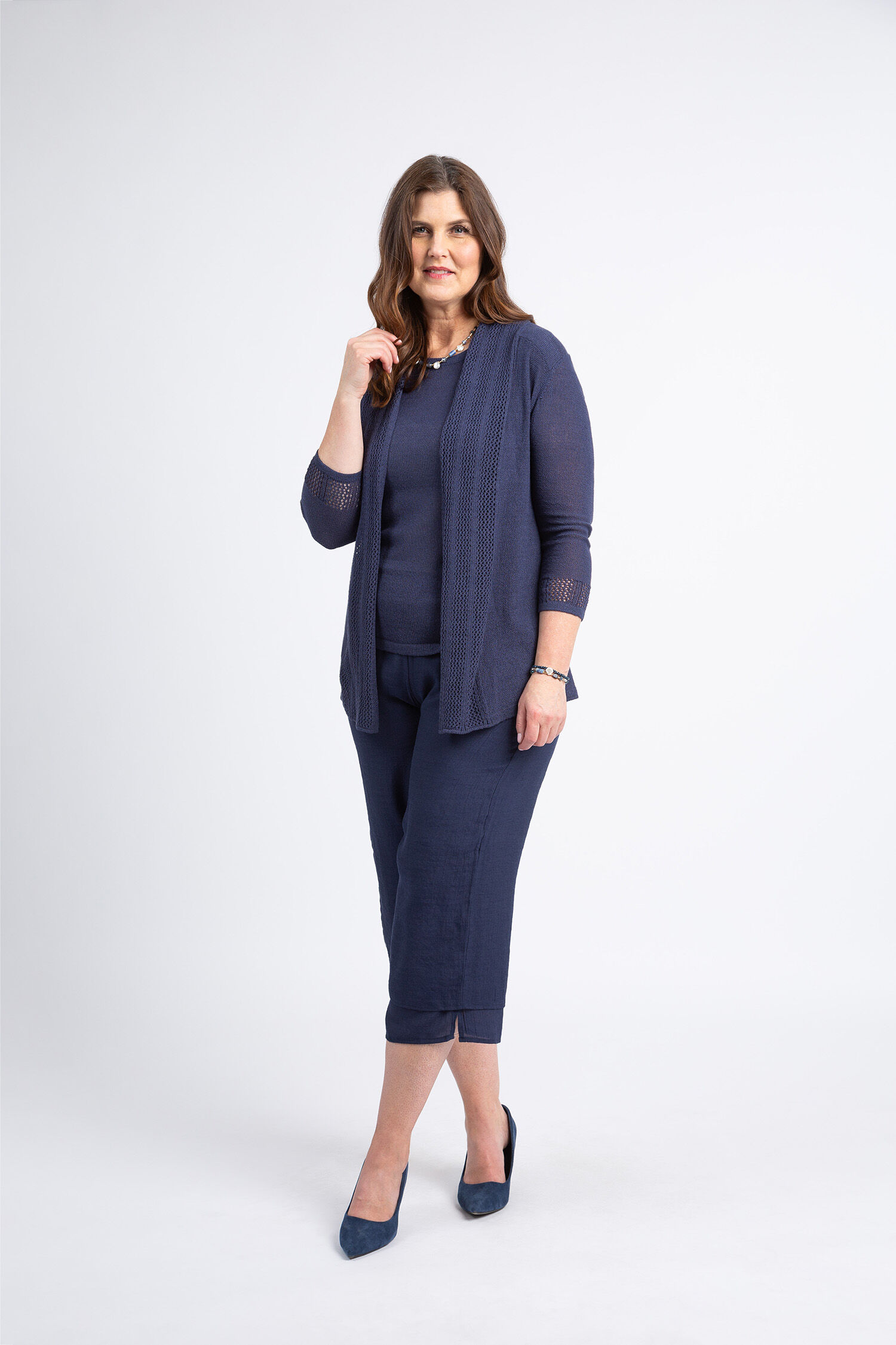 Corset Back Knit Cardigan Image 4