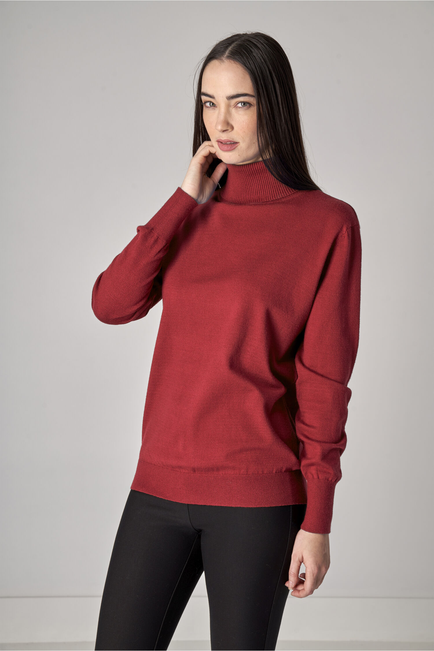 Long Sleeve Turtleneck Sweater  Image 1