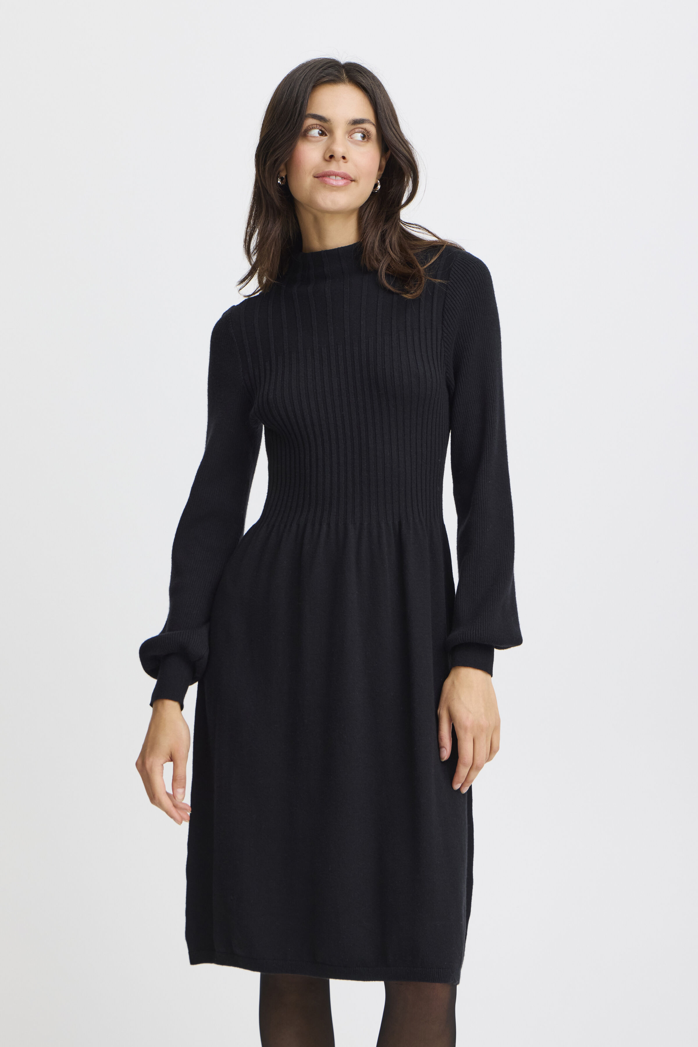 Knee Length Knit Dress Image 4