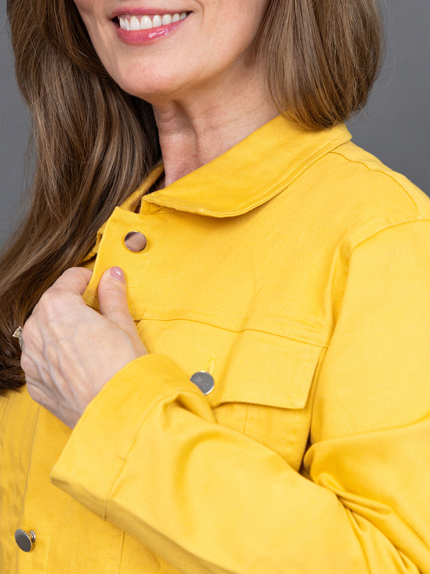 Stretch Denim Jacket  Image 5