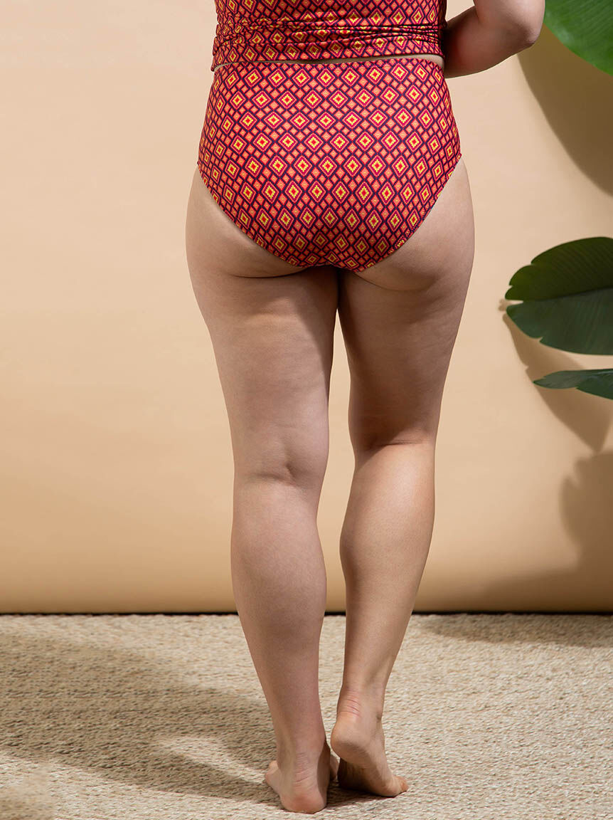 Reversible High-Waist Bikini Bottoms Image 3