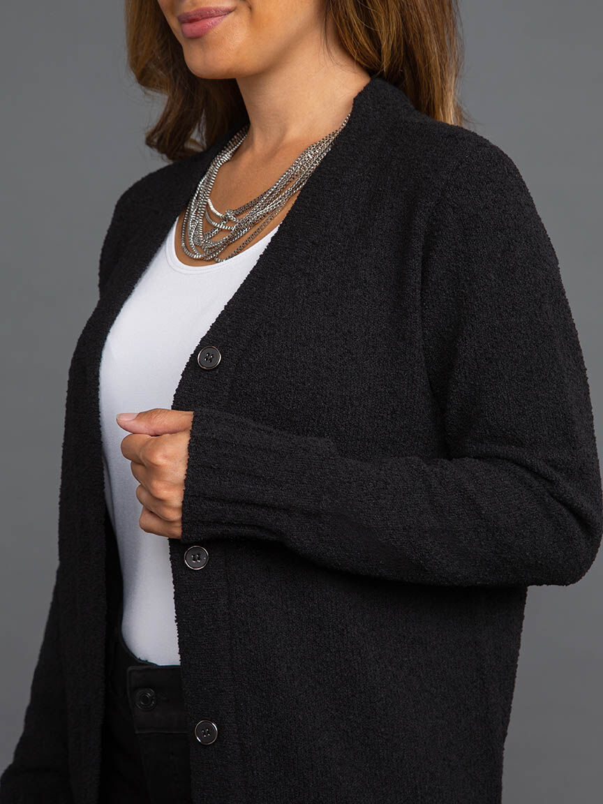 Long Sleeve V Neck Cardigan Image 5