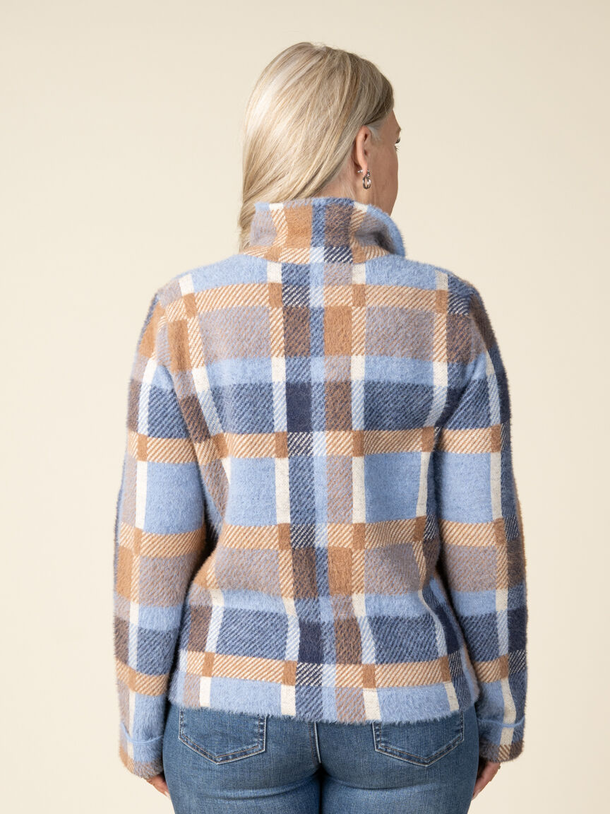 Button Up Plaid Shacket